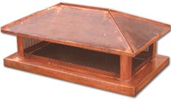 Custom Copper Chimney Cap